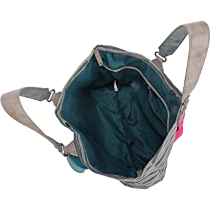 Fritzi aus Preußen Izzy Canvas Shopper Tasche, 45 cm, grau, 100% Baumwolle – Bild 4