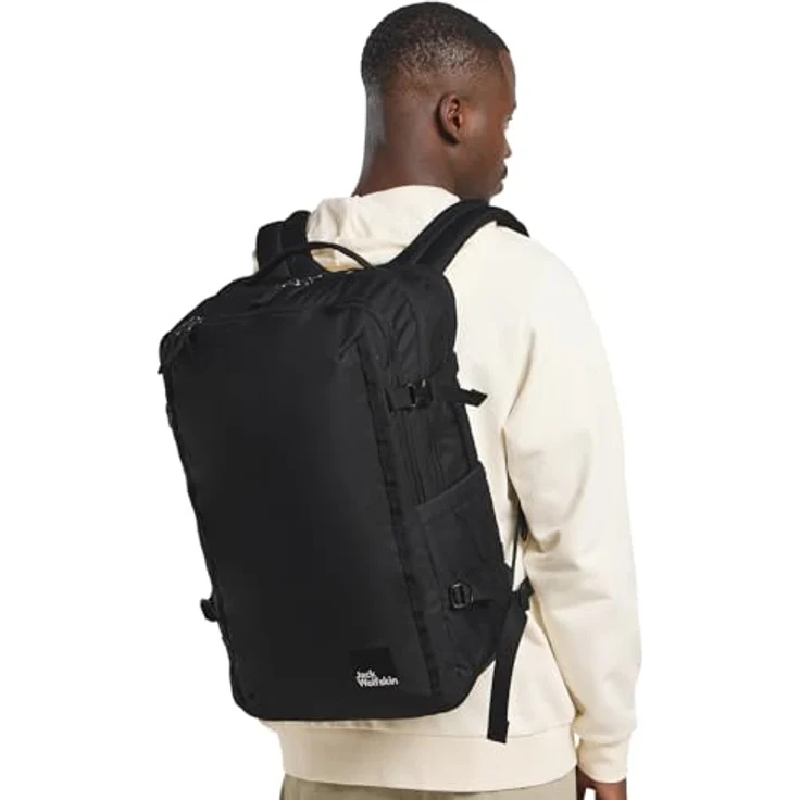 Jack Wolfskin Daypack SIERRA, vielseitiger Rucksack mit SNUGGLE UP Tragesystem, Laptopfach und CROSSRIP 300D RE 4x4 Material – Bild 4