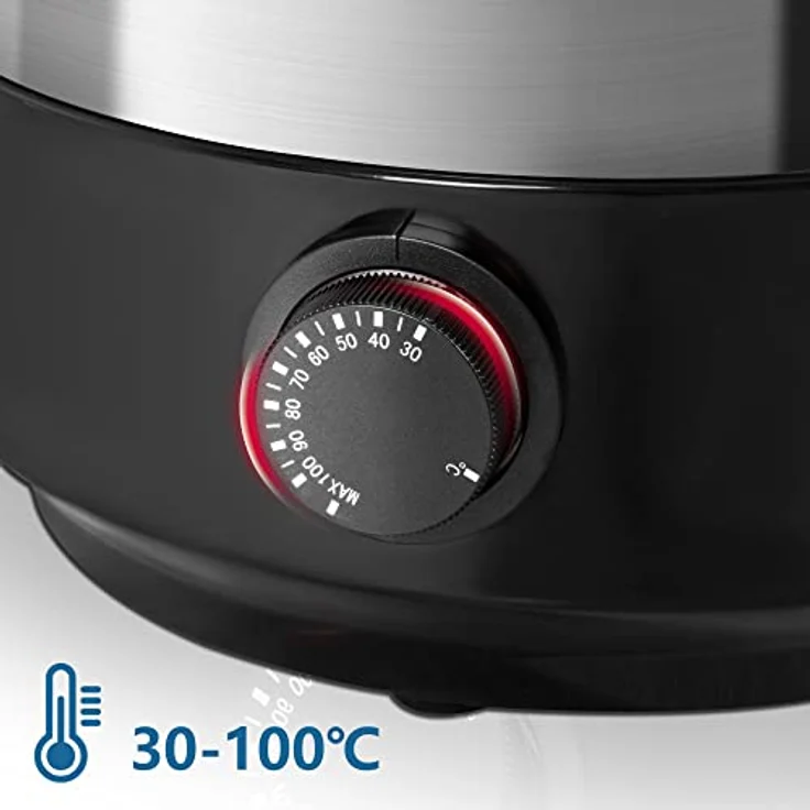 Ribelli Wasserkocher Heißgetränkespender, 21 l, Edelstahlgehäuse mit Temperaturregler 30°C bis 100°C, integrierter Ablaufhahn – Bild 6