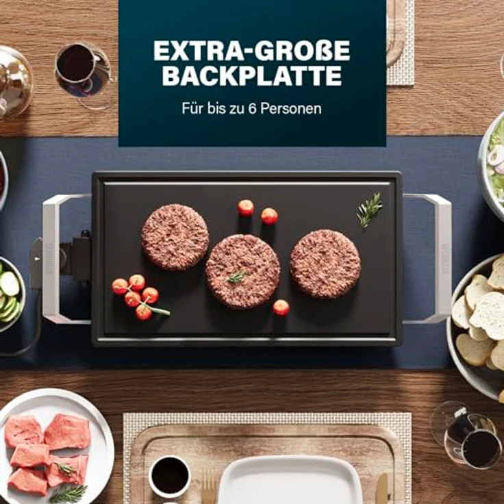 PRINCESS Tischgrill Princess 103150 Table Chef Premium Stone - PFAS-frei, Keramische Grillplatte – Bild 6