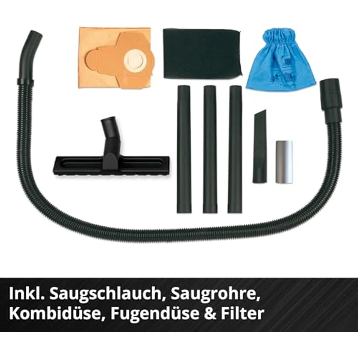 Einhell TC-VC 3055 SA, Nass-Trockensauger mit 900 W, 30 l Edelstahlbehälter und automatischer Gerätesteckdose – Bild 5