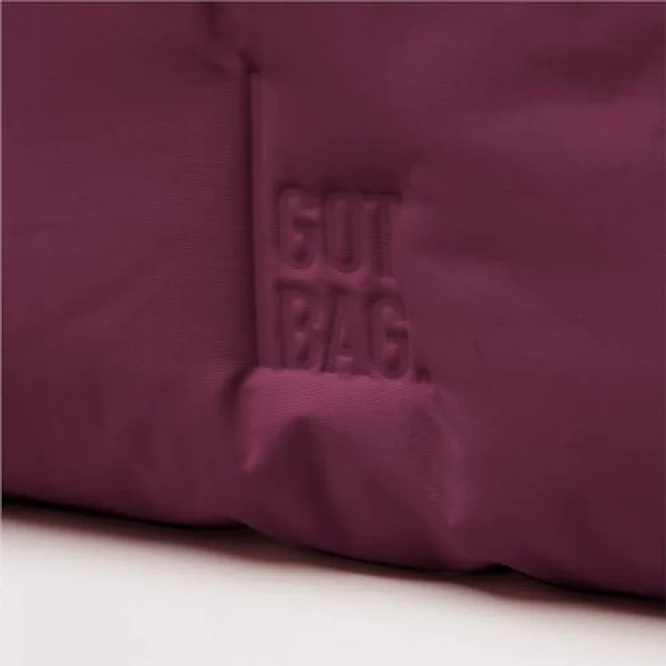 GOT BAG CLOUD, Damen Umhängetasche aus recyceltem Nylon im Puffer-Look, Rot, ca. 40 x 55 x 16 cm, mit praktischen Magnetverschluss und Reißverschluss-Innentasche – Bild 6