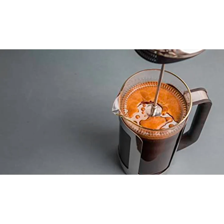 La Cafetière Roma Kaffeebereiter, Edelstahl, 8 Tassen, silberfarben, in Geschenkverpackung – Bild 4