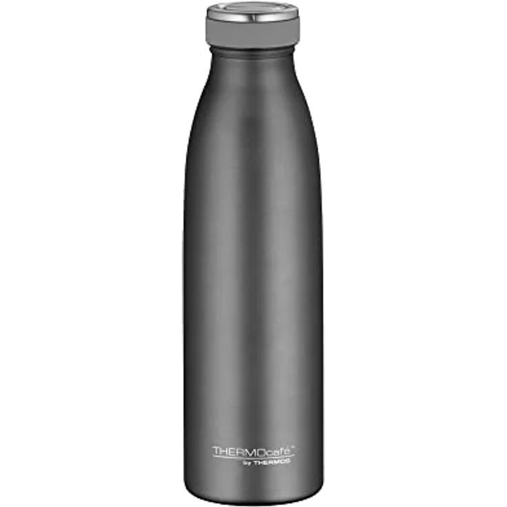 ThermoCafé by THERMOS 4067.234.050 Thermosflasche TC Bottle , Edelstahl Cool Grey 0,5 Liter, 12 Stunden heiß, 24 Stunden kalt, BPA-Free – Bild 2