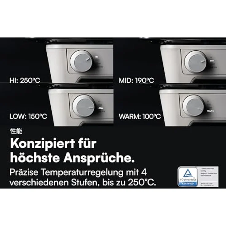 Abien Abien Magic Grill, Elektro Tischgrill mit eingebautem Heizkreislauf, Weiss – Bild 4