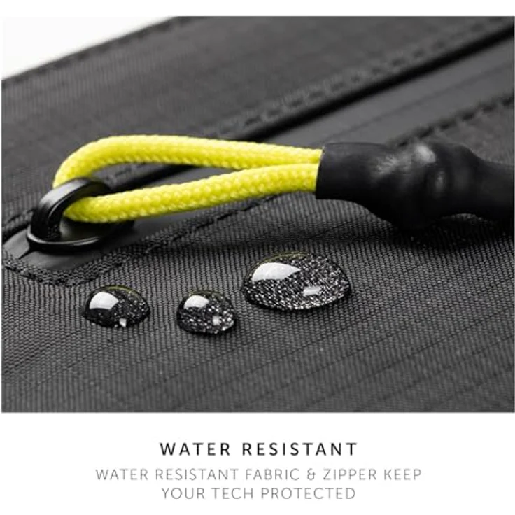NATIVE UNION Ultralight Sleeve, Rucksack für MacBook 16" mit wasserabweisendem Ripstop-Gewebe, Schwarz – Bild 4