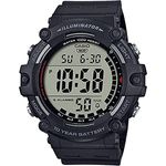 Casio Unisex-Erwachsene Digital Quartz Uhr mit Kunststoff Armband AE-1500WH-1AVEF
