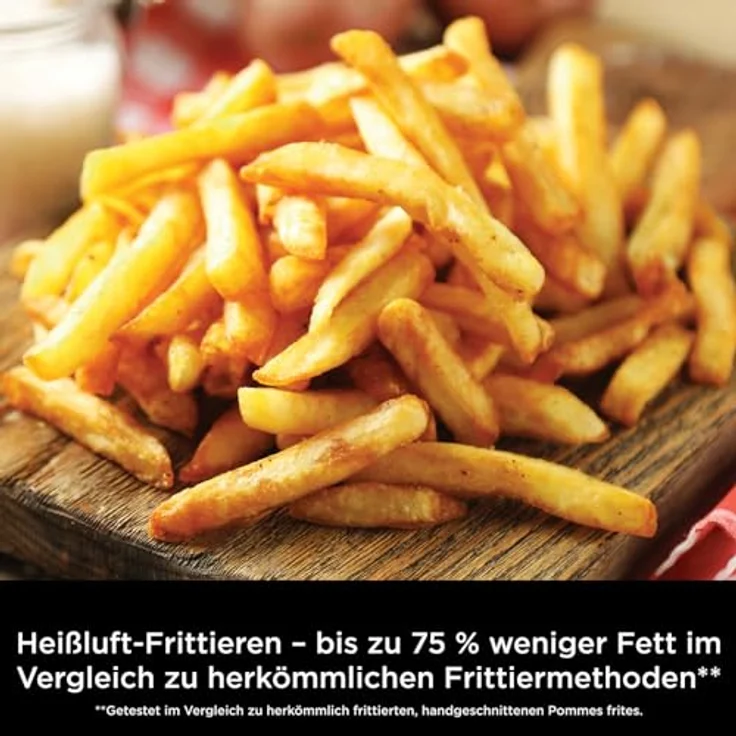 Ninja OL650EU Heißluftfritteuse, Frittieren ohne Fett, 1760 Watt, 7,5 Liter, 12 Garfunktionen, Smart Lid, edelstahl – Bild 3