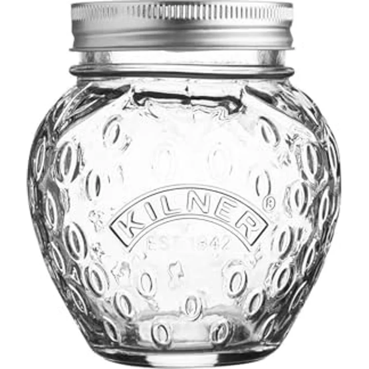 Kilner Marmeladenglas, Erdbeere, 400 ml Einkochglas, Glas, transparent, 11 cm – Bild 5