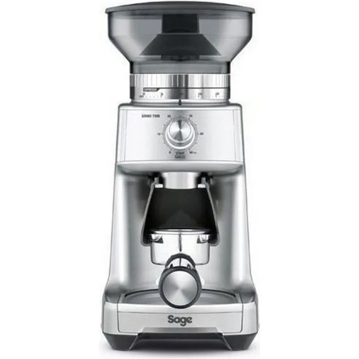 Sage The Dose Control Pro Kaffeemühle, silber, Kegelmahlwerk, Präzise Dosierung