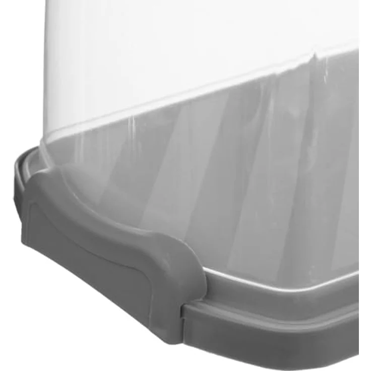 5 five simply smart Cestino per torte a scatola 36x16cm, grau – Bild 3