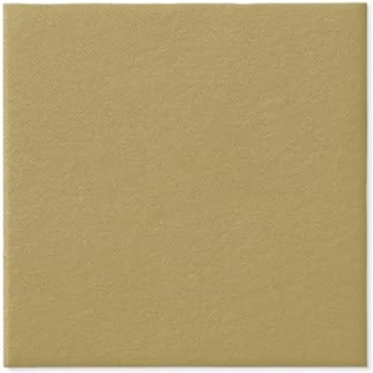 PAW Decor Collection Airlaid Servietten, stoffähnlich, 40 x 40 cm, 50 Stück, einfarbig in Gold, ideal für Hochzeit, Taufe, Kommunion, Geburtstag – Bild 3