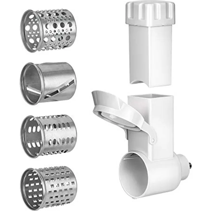 MPM MMM-A/03M Zubehör-Set, für Kartoffelschneider, Obst und Gemüse, 5-teilig, für MMM-03M, MMM-07M
