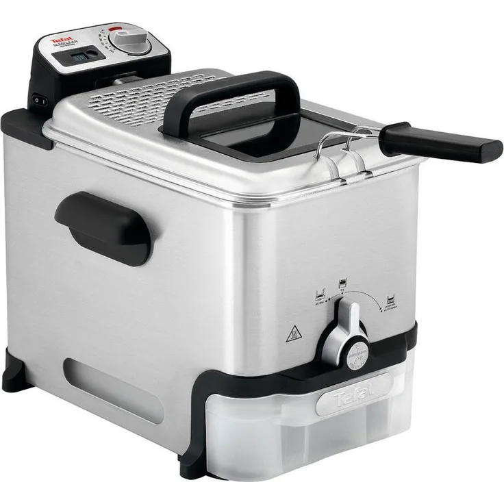 Tefal Fritteuse FR8041, Semiprofessionelle Fritteuse mit Öl-Filter und Oleoclean-Technologie