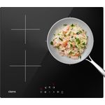 CIARRA Induktions-Kochfeld CBBIH3, 60cm Einbau-Kochfelder 3-Zonen Induktionskochfeld mit Timer, Schwarz
