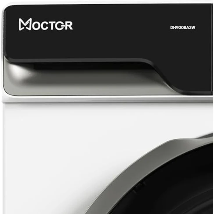 MOCTOR Wärmepumpentrockner DH9008A3W, 8 kg, 15 Programme, WI-FI VeeZyApp, Zwei-Wege-Schleudern, Startzeitauswahl, LED-Display – Bild 2
