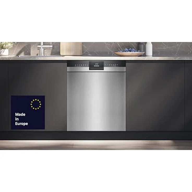 Siemens SN43HS03TE Unterbauspüler 60cm, Edelstahl, 2 Jahre Herstellergarantie, aquaStop® für Wasserschäden, Garantieverlängerung auf 5 Jahre – Bild 3