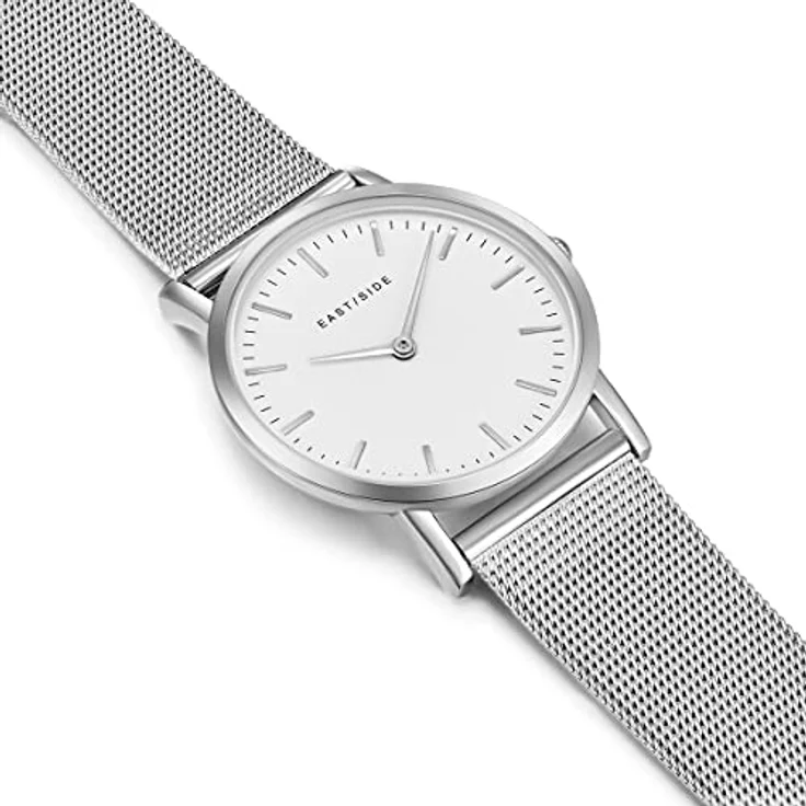 Eastside Damen Uhr analog Japanisches Quarzwerk mit Edelstahl Armband Silber 3 ATM 10080010 - stilvolles Design, hochwertige Verarbeitung – Bild 5
