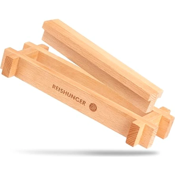 Reishunger Sushi-Roller »Sushi Equipment Box«, (Zubehör für Sushi 4-tlg), Reishunger Sushi Equipment Box (mit Easy Sushi Maker Ø 3,5 cm, Nigiri Maker, Bambusmatte & -Löffel, Rezeptkarte) Maki, Inside-Out und Nigiri Sushi zu Hause zubereiten – perfekt auch – Bild 3