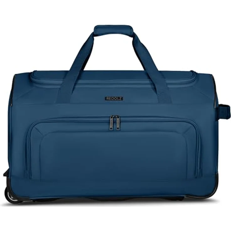 Redolz Duffle Essentials 2 Rollen Reisetasche, 37 cm, Blau, (80 l) mit arretierbarem Griff und extra Stauraum – Bild 3