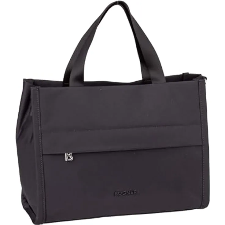 Bogner Maxon Shopper Tasche, 30 cm, grau, 100% Nylon