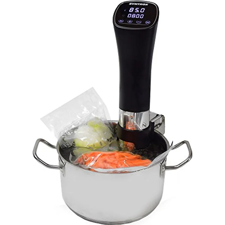Syntrox Germany Sous Vide Stick, 800W, Vakuumgarer, Kochstab, Zirkulator – Bild 6