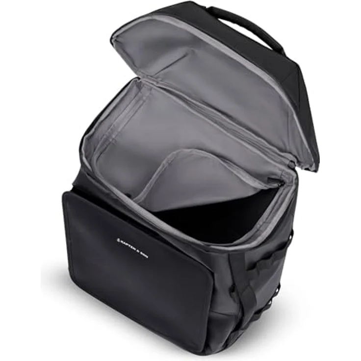 Kapten & Son Lisbon Weekender Reisetasche L, 64 cm, schwarz, 100% Polyurethan – Bild 6