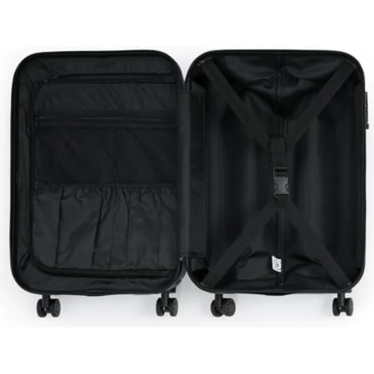 Suitline Handgepäckkoffer S1, Trolley 55x35x20 cm, 34 L, 4 gummierte Doppelrollen, TSA-Zahlenschloss, matte ABS-Hartschale – Bild 6
