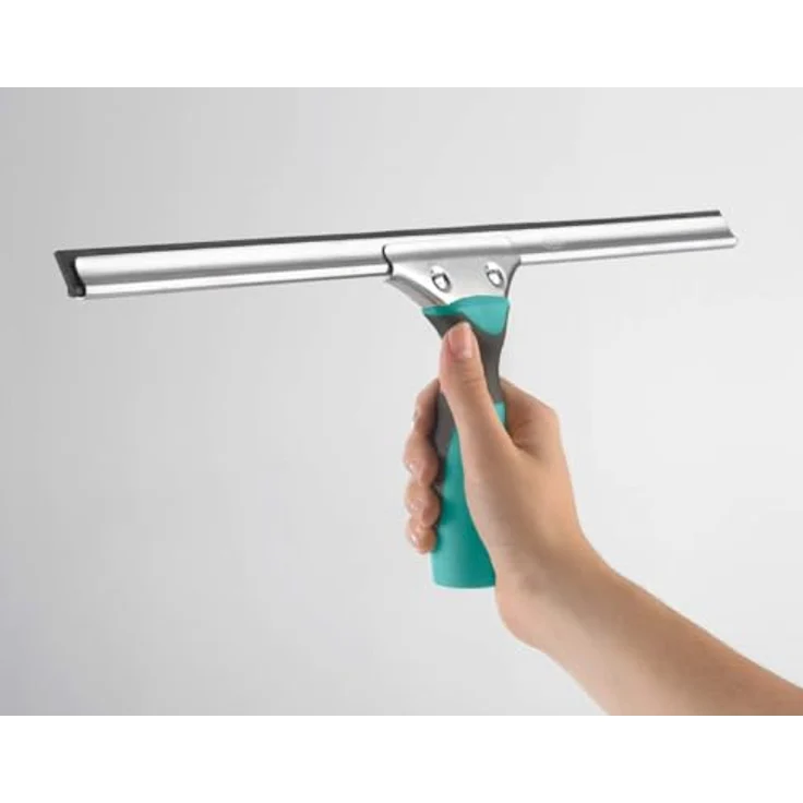 Leifheit Professional Fensterabzieher 45 cm mit Weichgummigriff, Abzieher mit hochflexibler Gummilippe, Duschabzieher mit verschiebbarer Griffposition – Bild 5