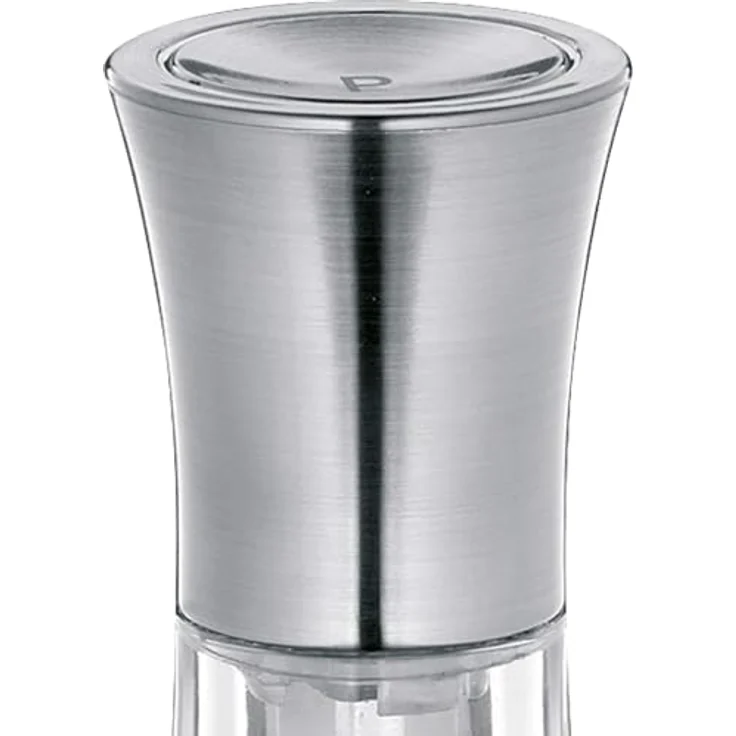 Küchenprofi New York Salz- und Pfeffermühlen-Set, Edelstahl, transparent, 20 Jahre Garantie, Keramik-Mahlwerk – Bild 3