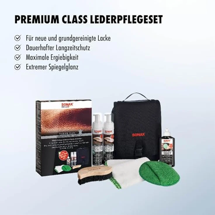 reinigungsset Premium Class Lederpflege 6-teilig – Bild 4