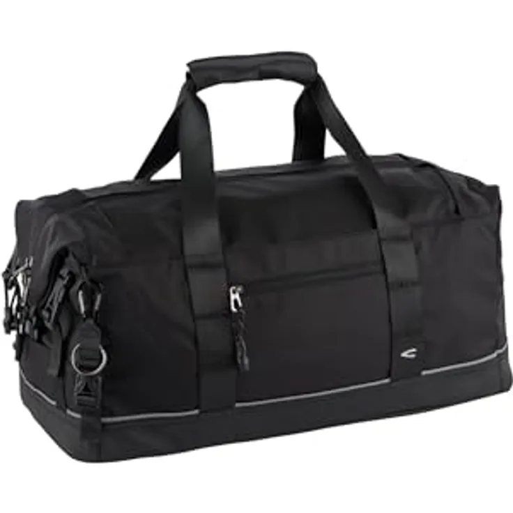 camel active Connect Weekender Reisetasche, 65 cm, schwarz, 100% Nylon, ideal für Reisen und Sport