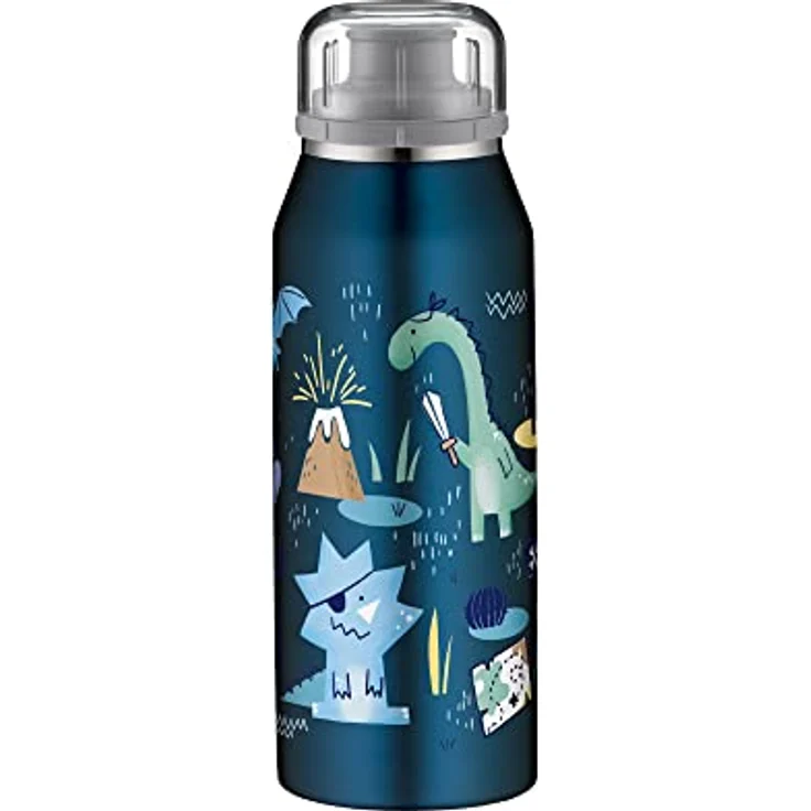alfi isoBottle Isolier-Trinkflasche, Edelstahl, Blau, 350ml – Bild 2