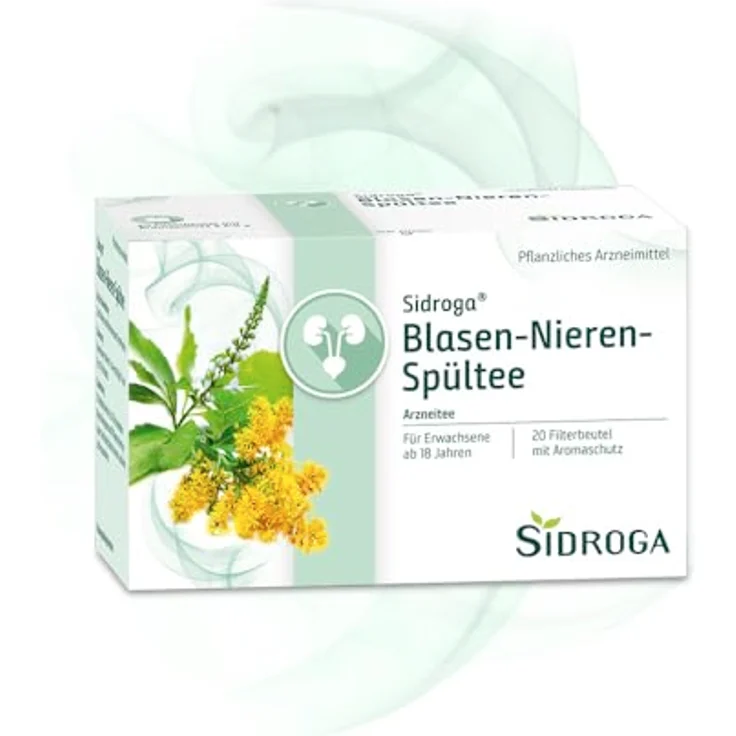 Sidroga Blasen-Nieren-Spültee Filterbeutel, 20x2 g, zur verbesserten Durchspülung der Harnwege – Bild 1