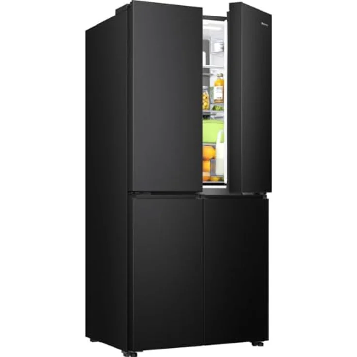 Hisense RQ5P470SAFE, Side-by-Side Kühlschrank mit 483 Litern, No Frost System, Schwarz – Bild 4
