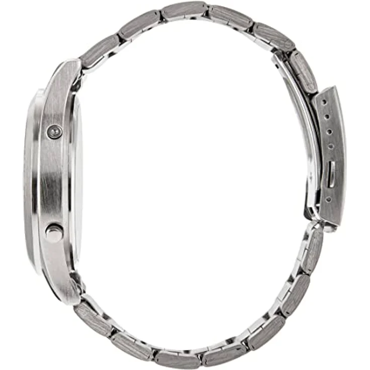 Zeit-Bar Funk-Armbanduhr Herren, mit Datums- und Wochentaganzeige, Edelstahl, schwarz - Preisvergleich – Bild 3
