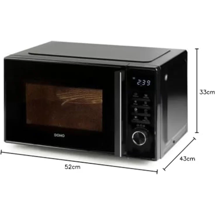 Domo DO22501G, Mikrowelle, Schwarz – Bild 4