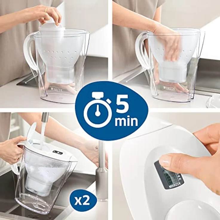 BRITA Maxtra+ Wasserfilter-Kartuschen, Weiß, Plastik, weiß, 12er-Pack – Bild 5