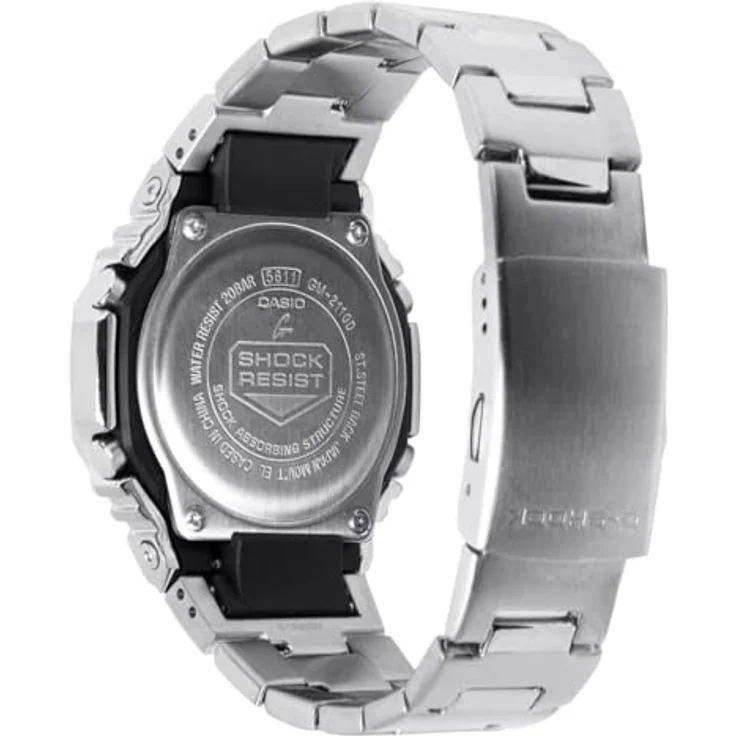 Casio G-Shock GM-2110D-3AER Classic Herrenuhr mit 24 Stunden Anzeige und Stoppuhr, grün – Bild 3