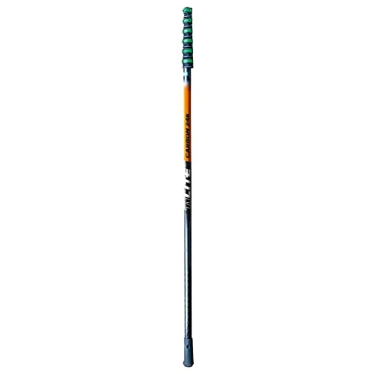 Unger CF86G nLite Karbon 24K Teleskopische Hauptstange, Orange/Schwarz, 6 Elemente, 8,60m Länge