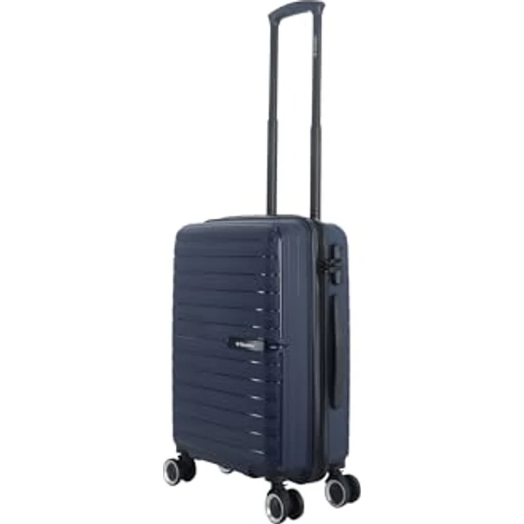 SAXOLINE Unisex Suitcase Fiesta, robuster Koffer aus Polypropylen mit TSA-Schloss und leichten Doppelrollen, komplett gefüttert – Bild 2