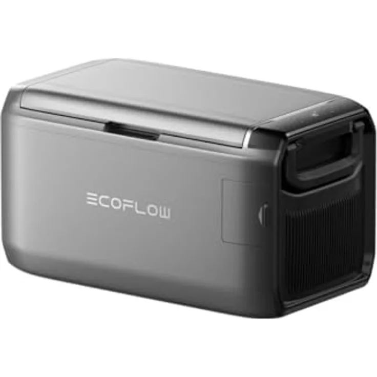 EcoFlow Glacier Classic, Kühlbox mit 35 l Volumen, Dual-Temperaturzone und Solarladefunktion, IPX4 Spritzschutz