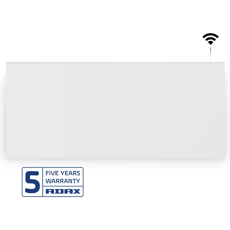 Adax Neo WiFi H 12, smarter Wandheizkörper mit integrierter App-Steuerung, spritzwassergeschützt, Weiss