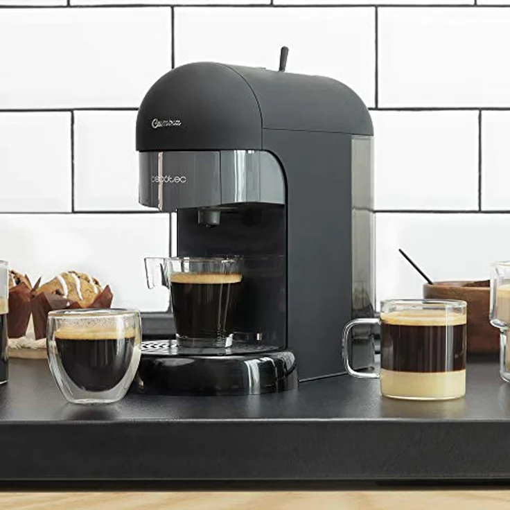 Cecotec Cumbia Capricciosa Black, vollautomatische Espressomaschine mit 19 Bar Pumpendruck, kompatibel mit Kaffeepads und gemahlenem Kaffee – Bild 3