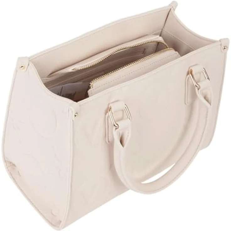 VALENTINO BAGS Shopper SAMBA RE, Ecru, aus Lederimitat, 25 cm Breite, 19 cm Höhe, 12 cm Tiefe – Bild 4