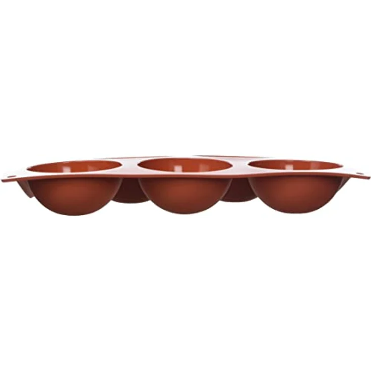 Silikomart 20.001.00.0060 TERRACOTTA SILICONFLEX ITEM NR.5 HALF-SPHERES ø80 MM H 40 MM IN POLYBAG + CLAS – Bild 5