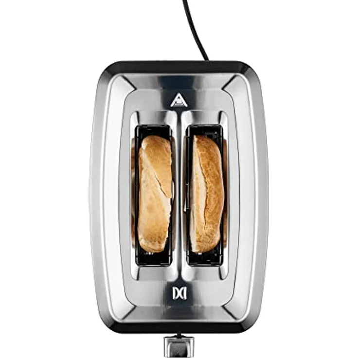 Solis Flex Toaster 8004 Sandwichmaker - Toster Griller - Funktion für Bagels - Extra breite Schlitze - 7 Programme - Inklusive Sandwich-Wärmer - Silber – Bild 5