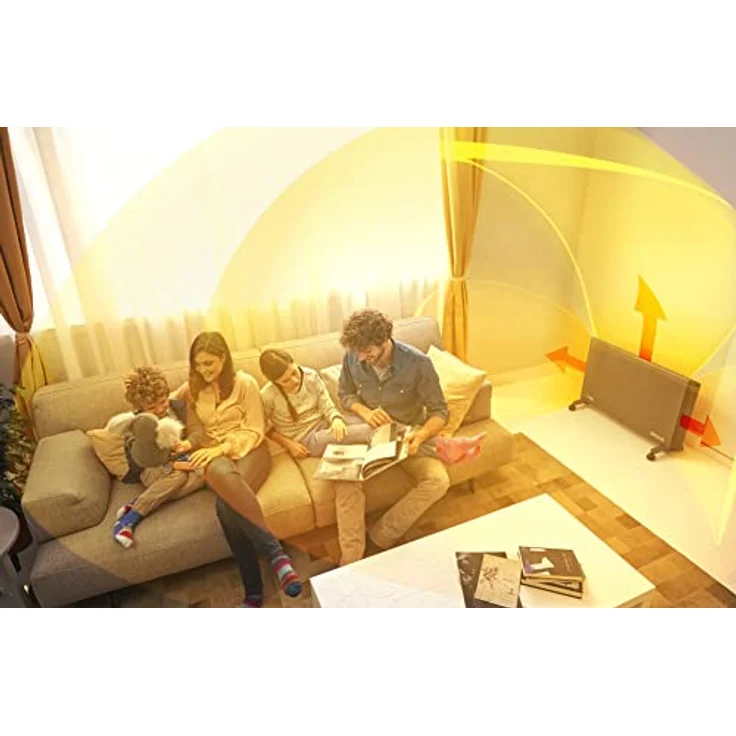 De'Longhi HCX 3220 FTS Konvektor, Schmales Design, schwarz, Konvektor – Bild 4