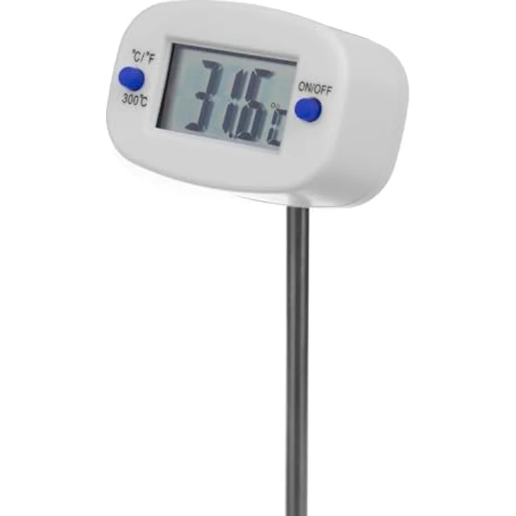 Green Blue GB382 Digitales Lebensmittelthermometer Sonde Küchenthermometer Temperaturmessung: von -50 °C bis ca. +300 °C – Bild 4