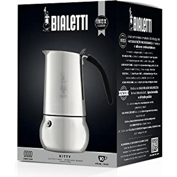 Bialetti 4885 0004885-CN Espressokocher, Aluminium, silber – Bild 5